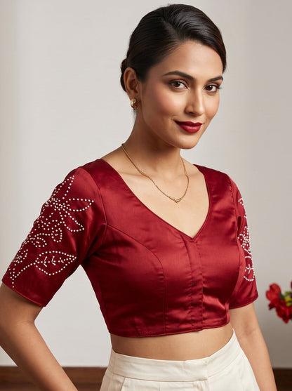 Infinite Stars Double Knot Stitch Blouse