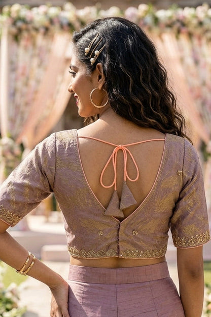 Mysterious Beauty -Fendy Silk Blouse