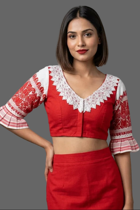 Red Whisper Heritage Blouse