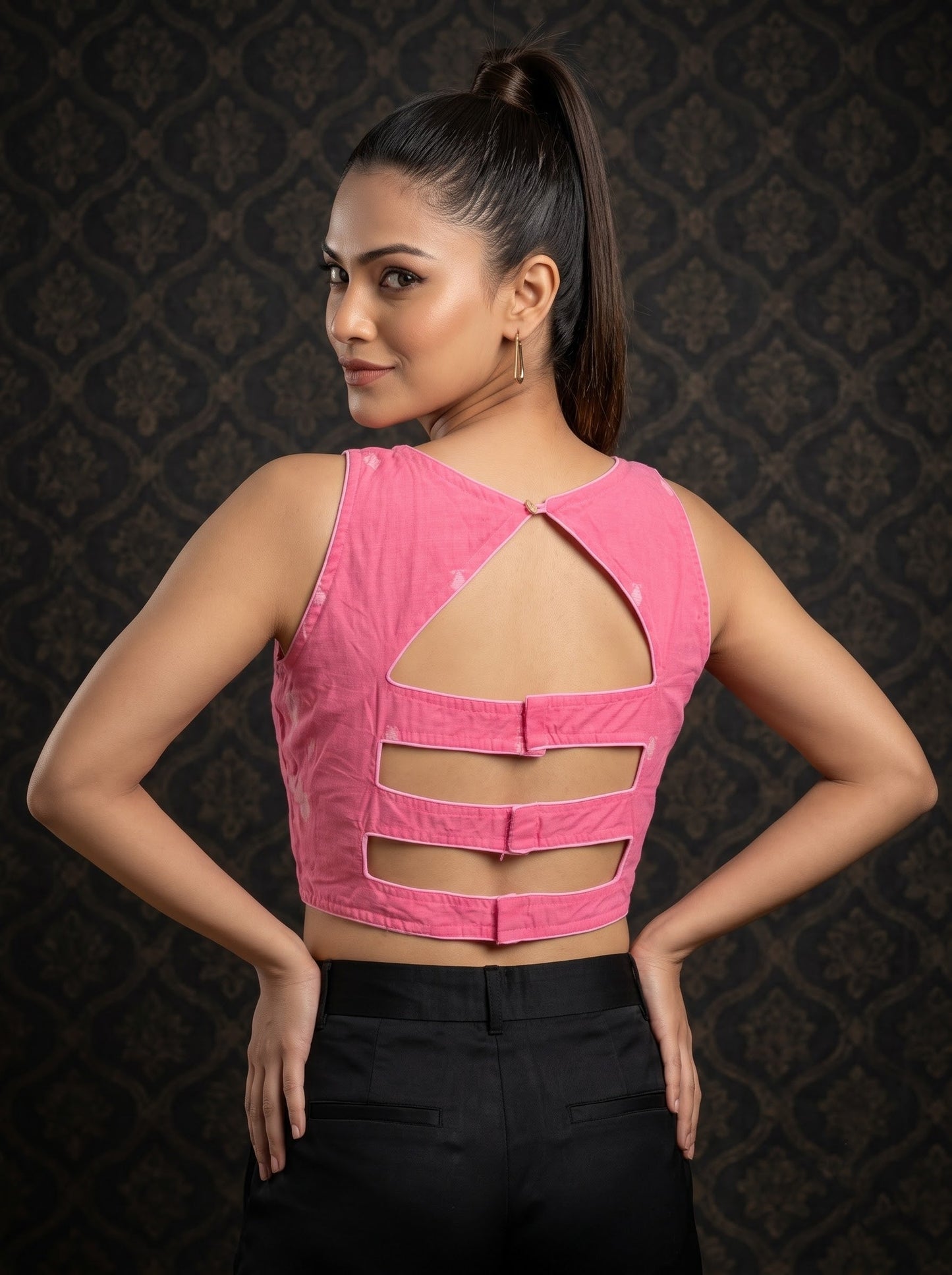 Woven to Impress – Cotton Jamdani Woven Designer Blouse
