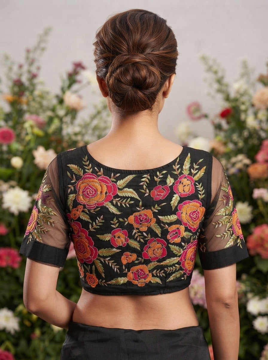 Threads of Flowers -Designer Blouse