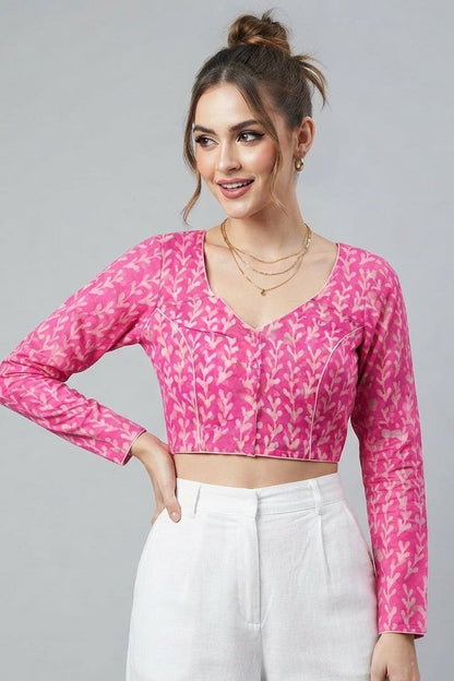 Wrapped In Dreams Ajrakh Cotton Blouse