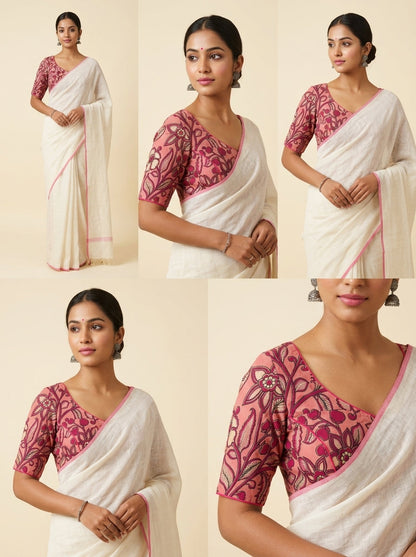 Prakriti Kalamkari Printed Blouse