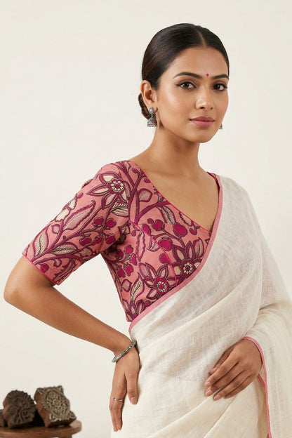 Prakriti Kalamkari Printed Blouse