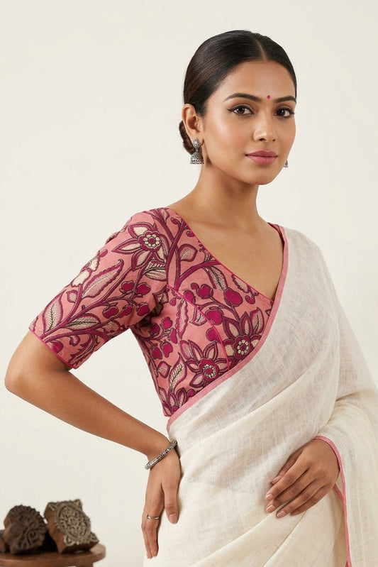 Prakriti Kalamkari Printed Blouse