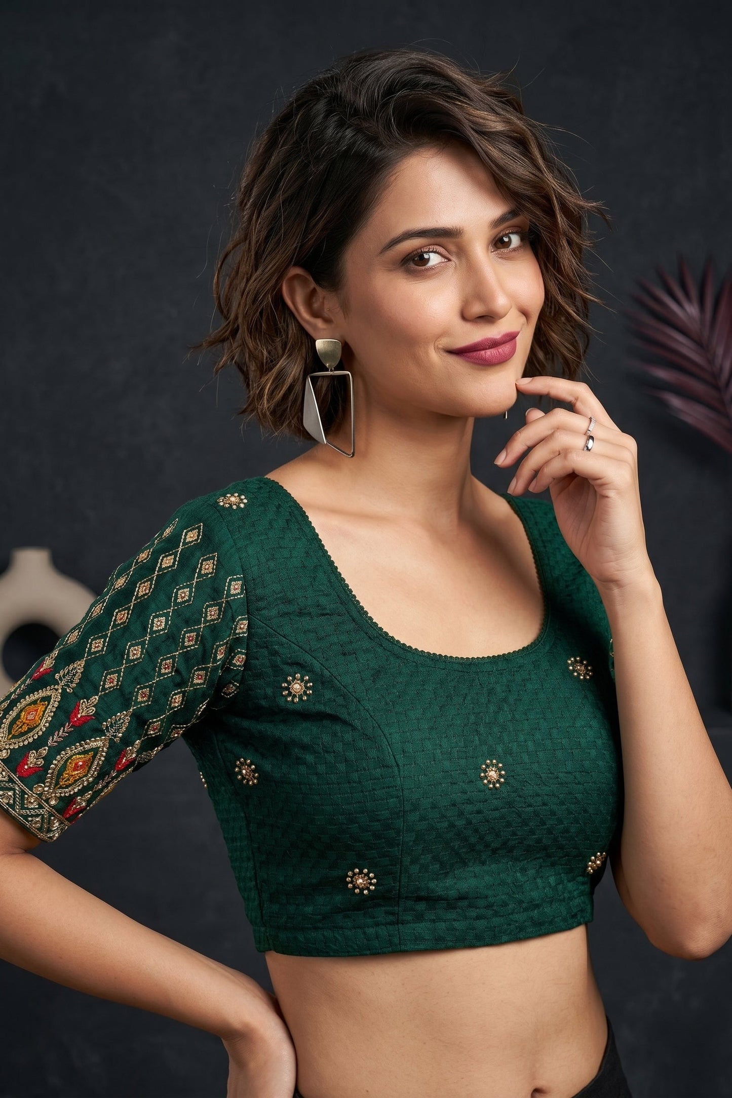 Summer Slay Stretchable Knitted Blouse