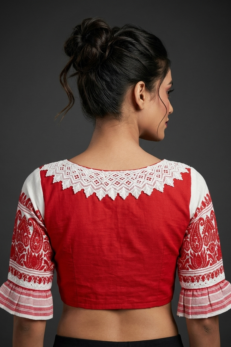 Red Whisper Heritage Blouse