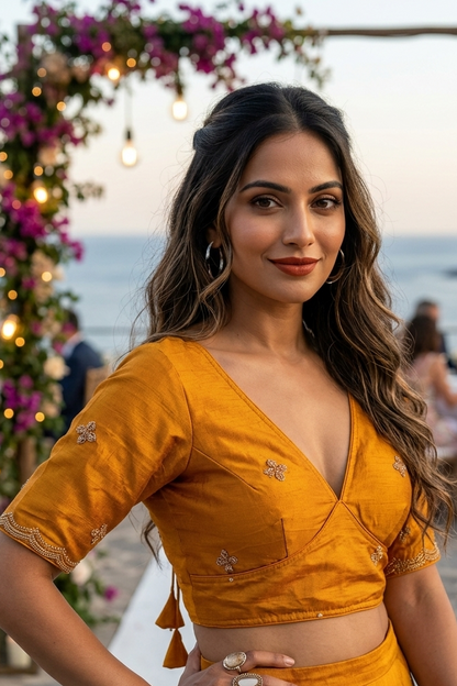 Way to Say  V-Neck Blouse