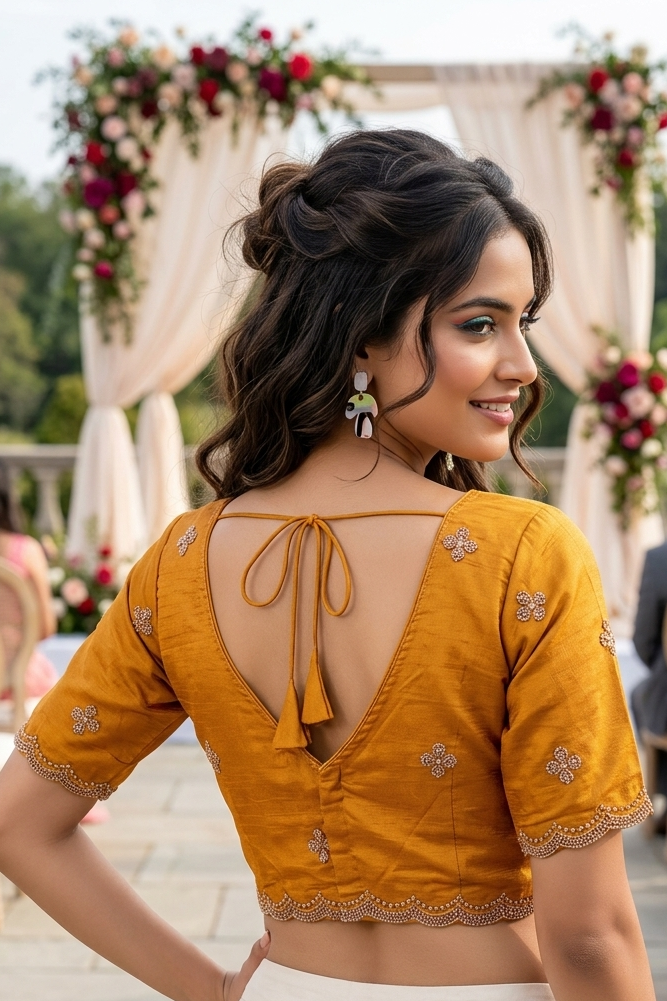 Way to Say  V-Neck Blouse