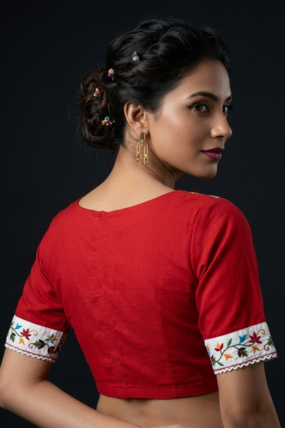 The Garden Hem- (Designer Blouse)