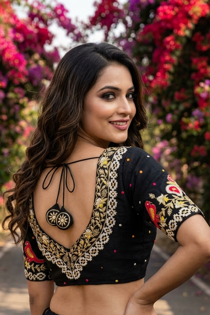 Already Famous-(Vichitra Silk Blouse)