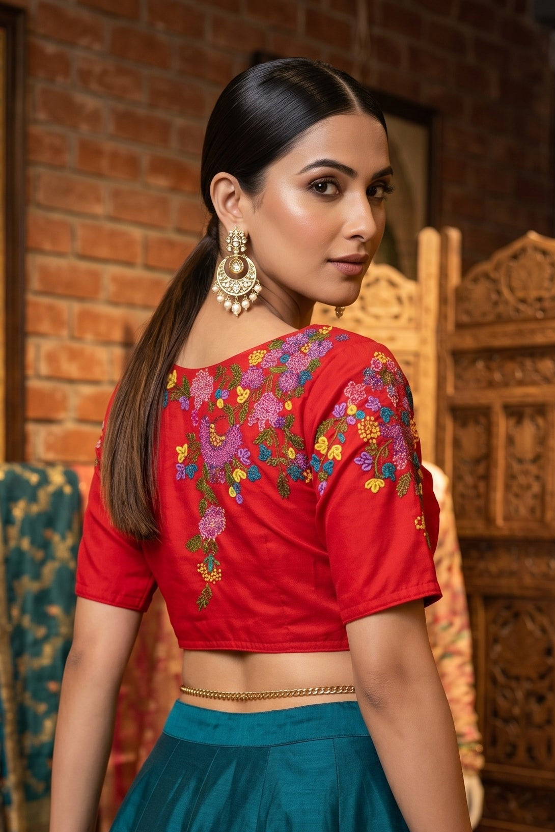 Premium Side Handwork Blouse