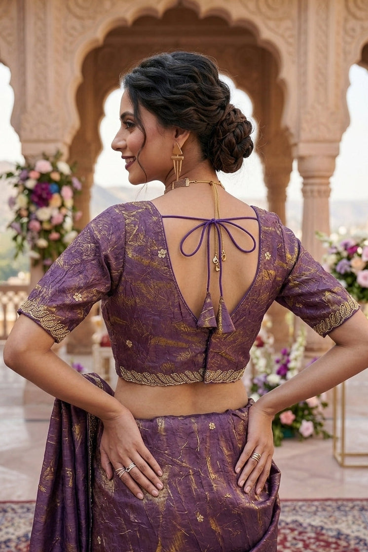 Mysterious Beauty -Fendy Silk Blouse