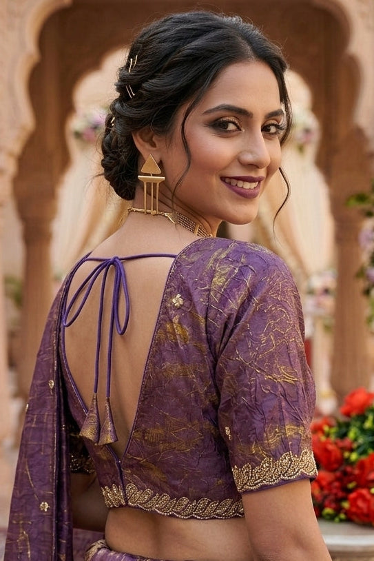 Mysterious Beauty -Fendy Silk Blouse