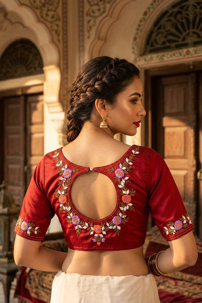 Mirror Meets Moonlight-Designer Blouse
