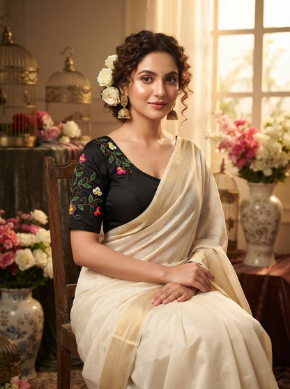 Wildflower Charm Handwork Blouse