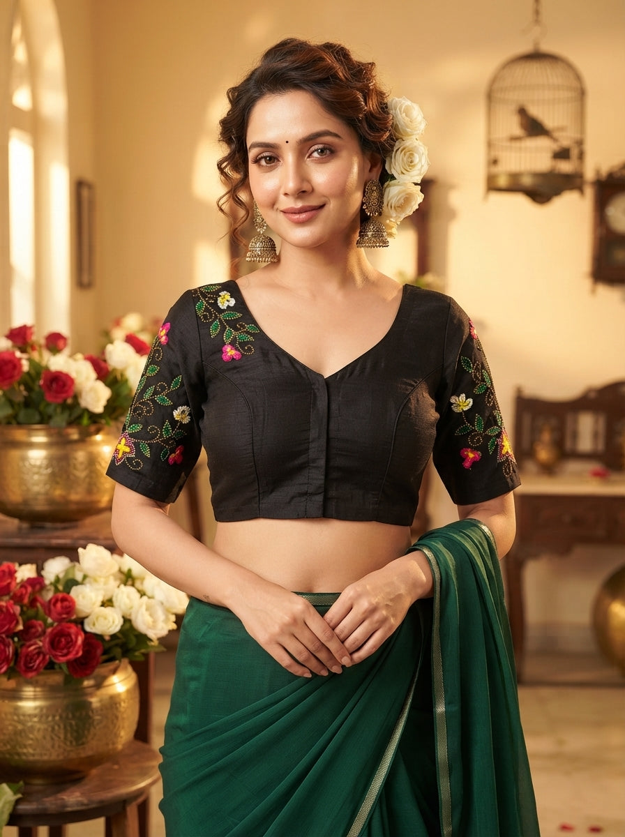 Wildflower Charm Handwork Blouse