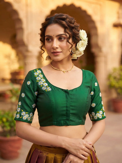 Daisy Garden  Handwork Blouse