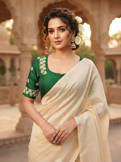 Daisy Garden  Handwork Blouse