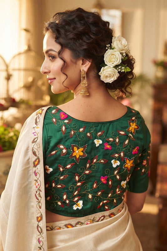 Wildflower Charm Handwork Blouse