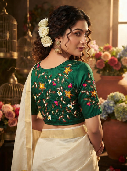 Wildflower Charm Handwork Blouse