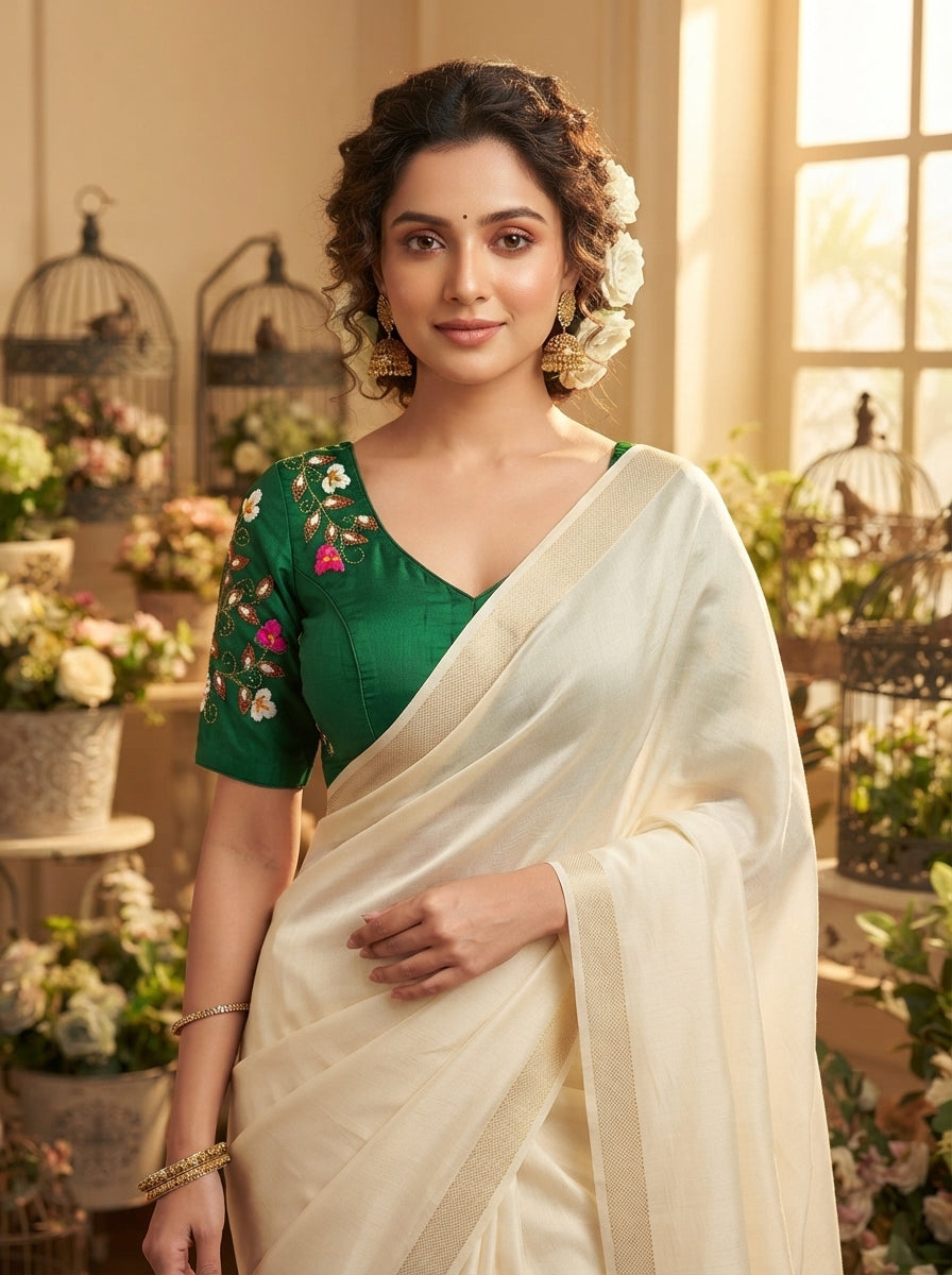 Wildflower Charm Handwork Blouse