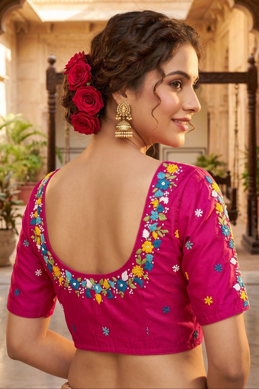 Forever Enchanted – Handstitched Designer Blouse