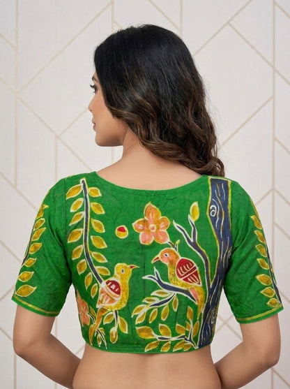 Song of the Sparrow – Batik Designer Blouse