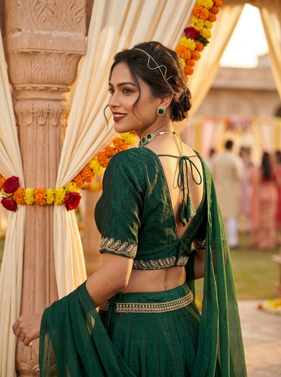 Mysterious Beauty -Fendy Silk Blouse