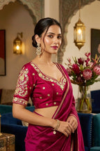 Emerald Vine Zari New Designer Blouse