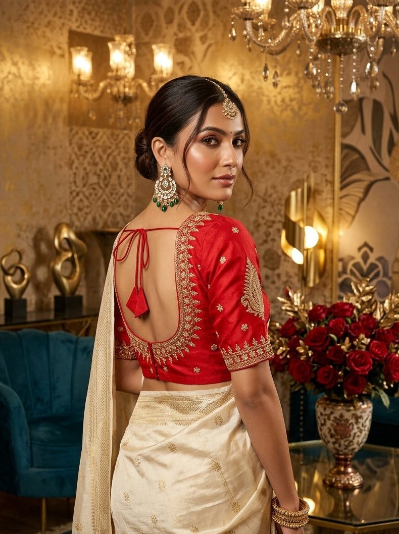 Gold Glitz New Designer Blouse