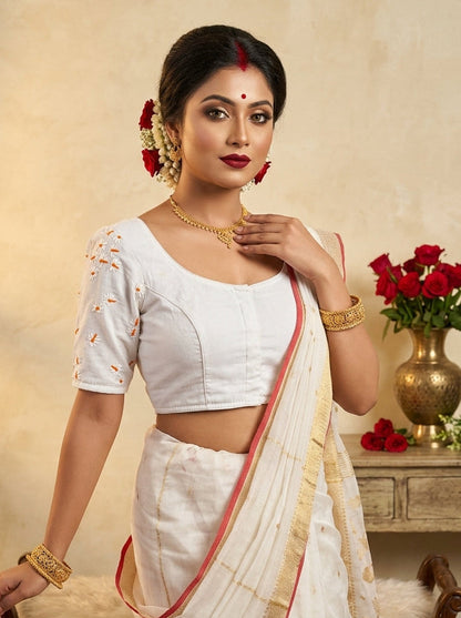 Shiuli Flower Designer Blouse