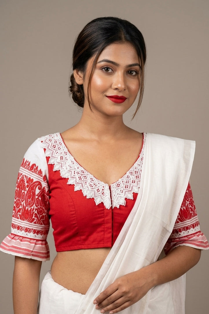 Red Whisper Heritage Blouse