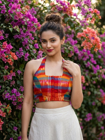 Rainbow Loom Gamcha Blouse