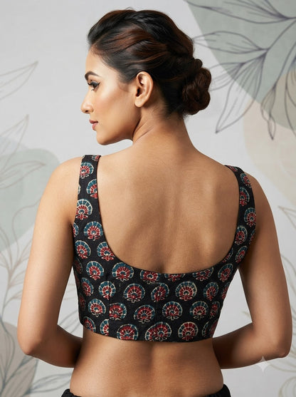 Fashion Flirt Ajrakh Print Blouse