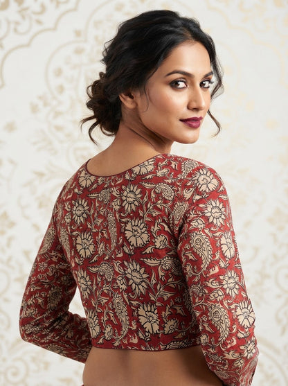 Wrapped In Dreams Ajrakh Cotton Blouse