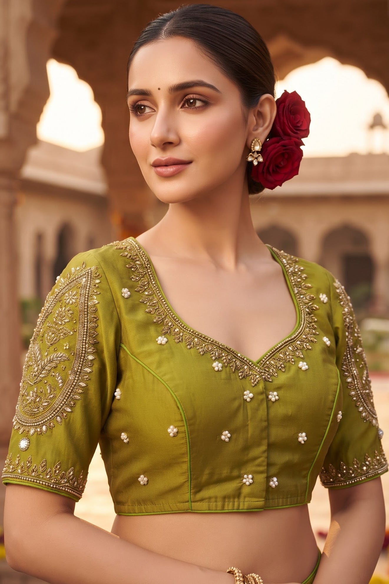 Bridal Collection Designer Cotton Blouse