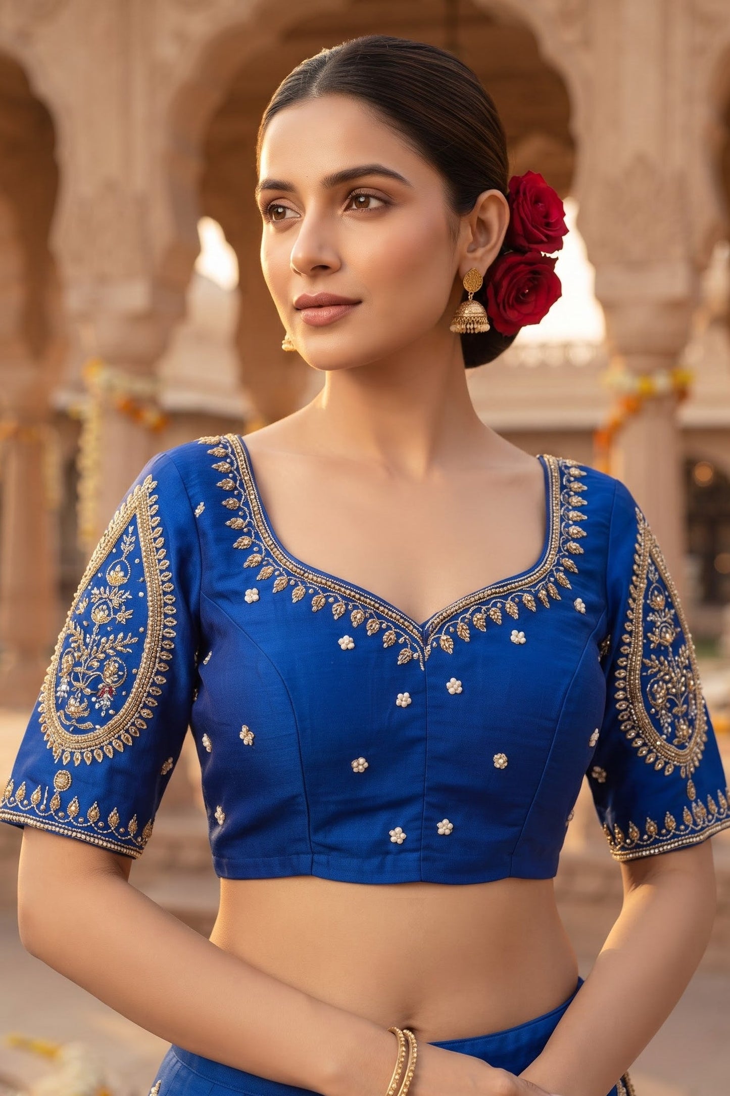 Bridal Collection Designer Cotton Blouse