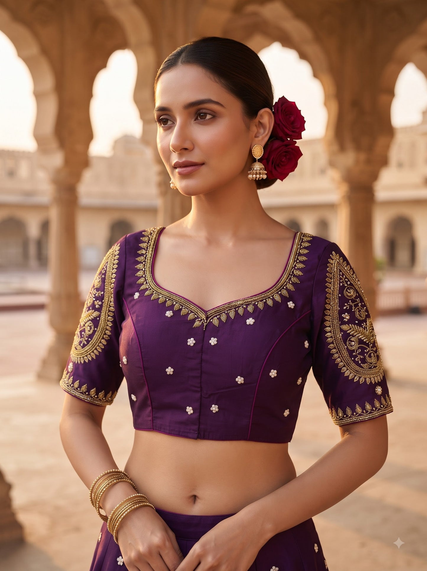 Bridal Collection Designer Cotton Blouse