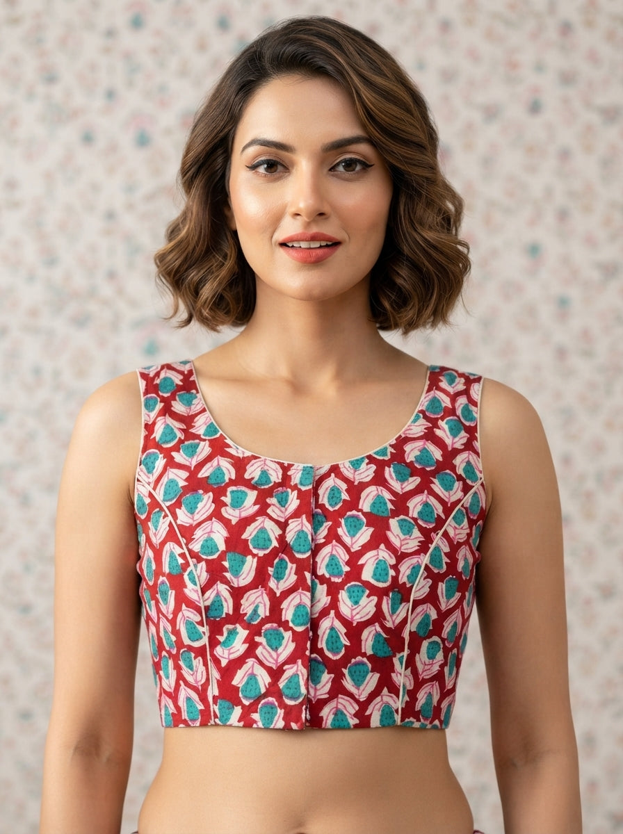 Style Syndicate Cotton Printed Blouse