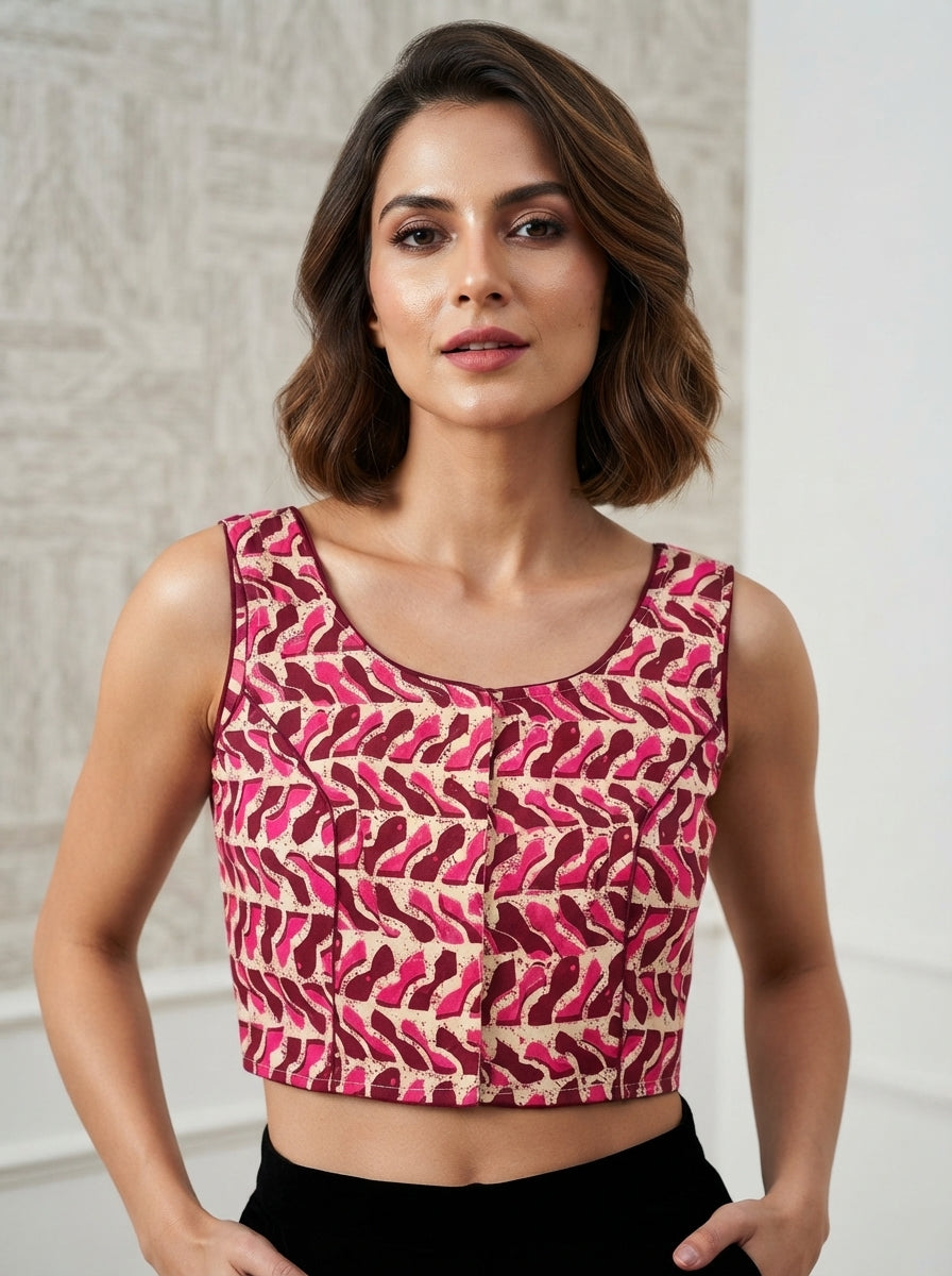 Style Syndicate Cotton Printed Blouse