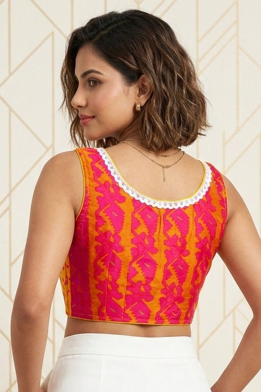 Be the Moment Jamdani Designer Blouse