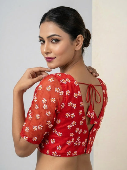 Shiuli Radiance – Designer Organza Blouse