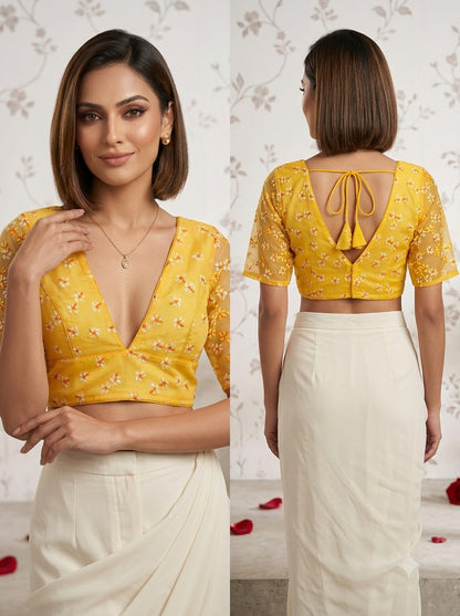 Shiuli Radiance – Designer Organza Blouse