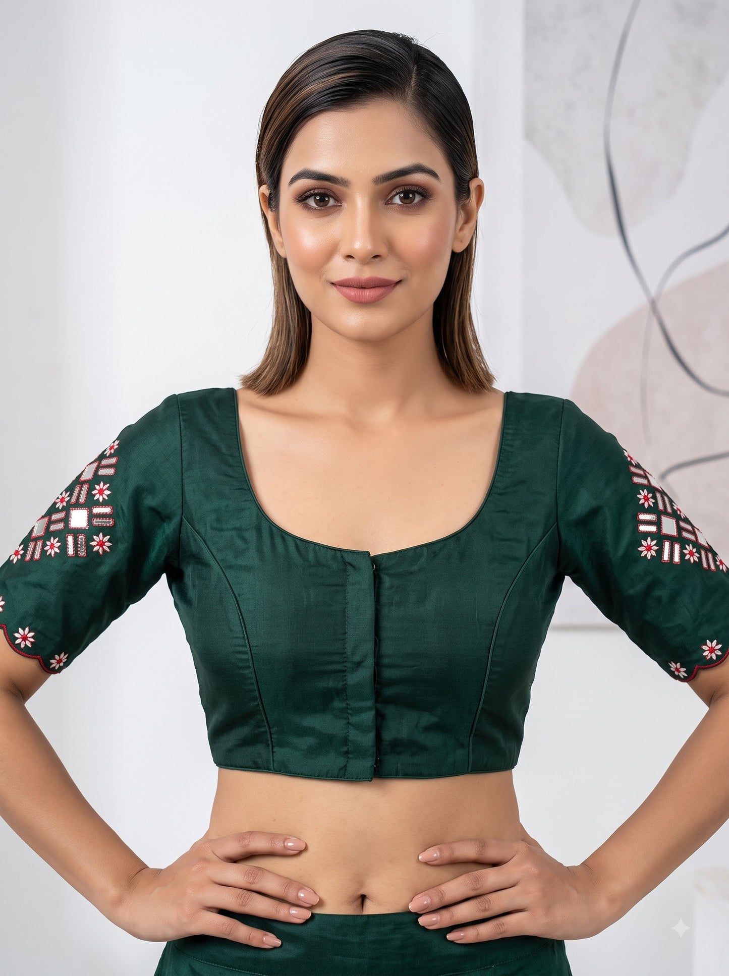 The Glass Royale -Cotton Silk Blouse