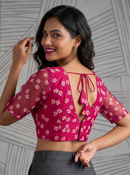 Shiuli Radiance – Designer Organza Blouse