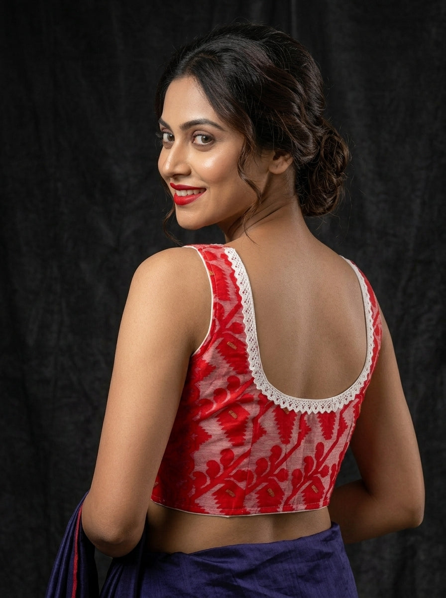 The Showstopper Jamdani Designer Blouse