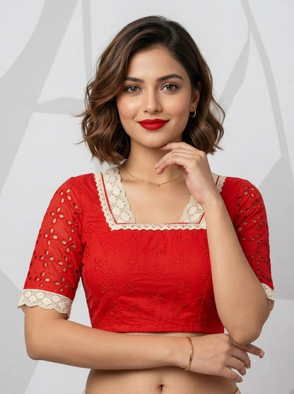Hakoba Heritage Lace Designer Blouse