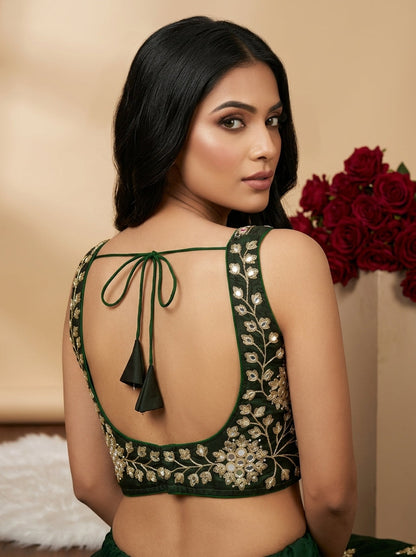Stardust Royale Rangoli Silk Designer Blouse