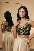 Stardust Royale Rangoli Silk Designer Blouse